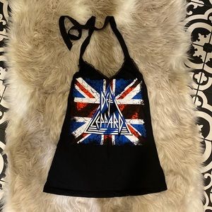 Def Leppard halter top